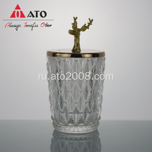 Ato Glass Candy Living Room Jar с крышкой